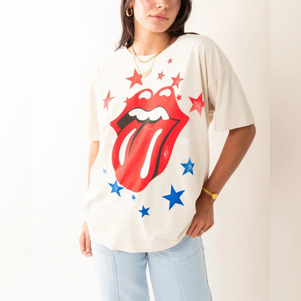 Daydreamer Top Women’s XS Rolling Stones Stars Merch Band Tee